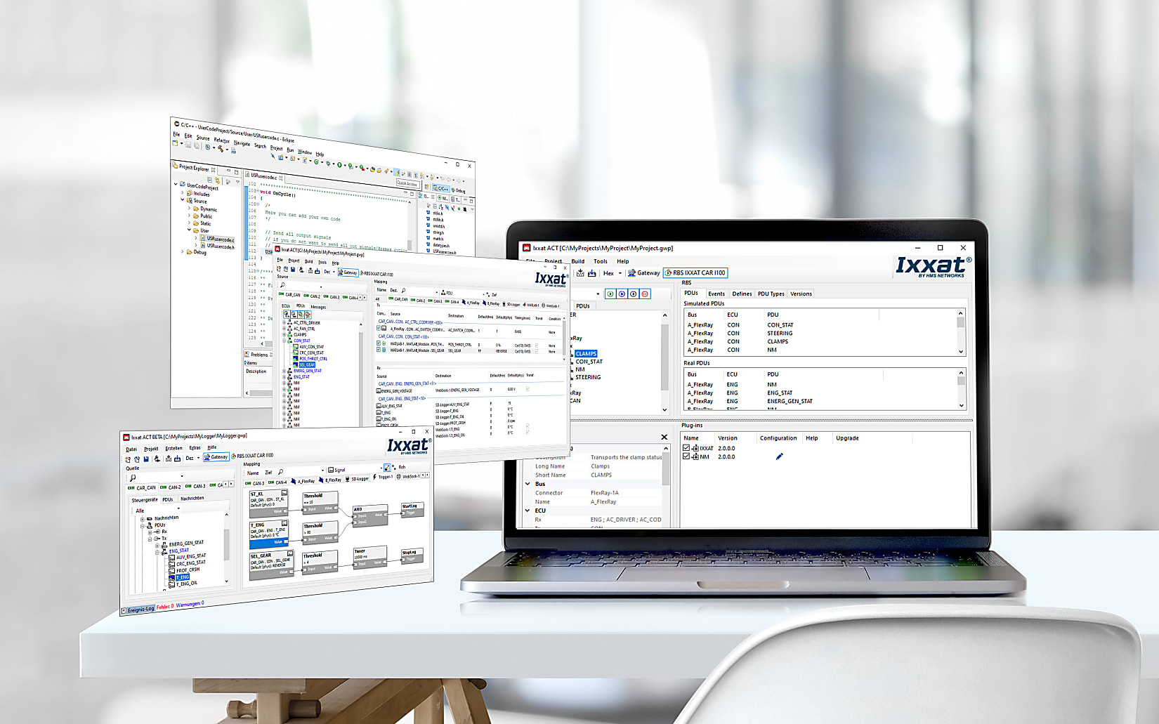 Automotive Configuration Tool (ACT) - Automotive test solutions from Ixxat