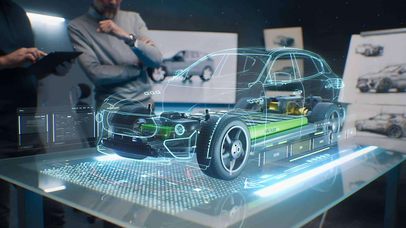 Car simulator driven by Ixxat – PC CAN interfaces