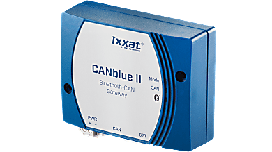 Ixxat CANblue II for wireless CAN communication